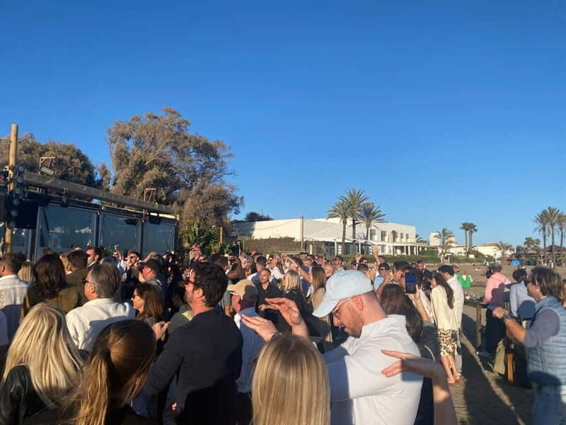 From Marbella/Estepona: Private clubbing tour Beach club transport Drinks - What to Expect: A Deep Dive into the Marbella Beach Club Experience