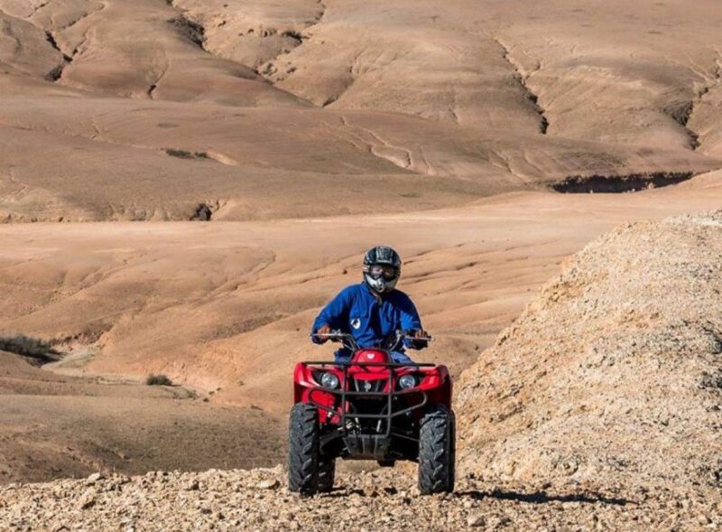 From Marrakech : Agafay Desert Quad Bike Adevnture - Breathtaking Desert Landscapes