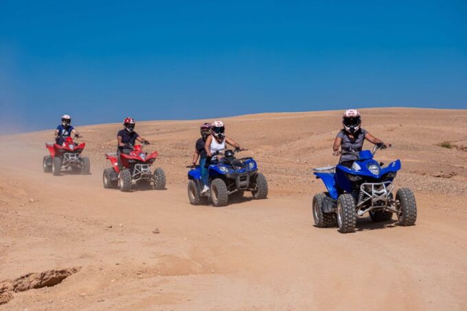 From Marrakech : Agafay Desert Quad Bike Adevnture - Safety and Gear Provided