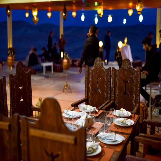 From Marrakech : Diner in Agafay Desert With Music Show - Languages Offered