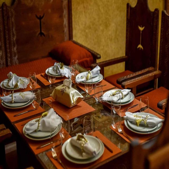 From Marrakech : Diner in Agafay Desert With Music Show - Dining Menu
