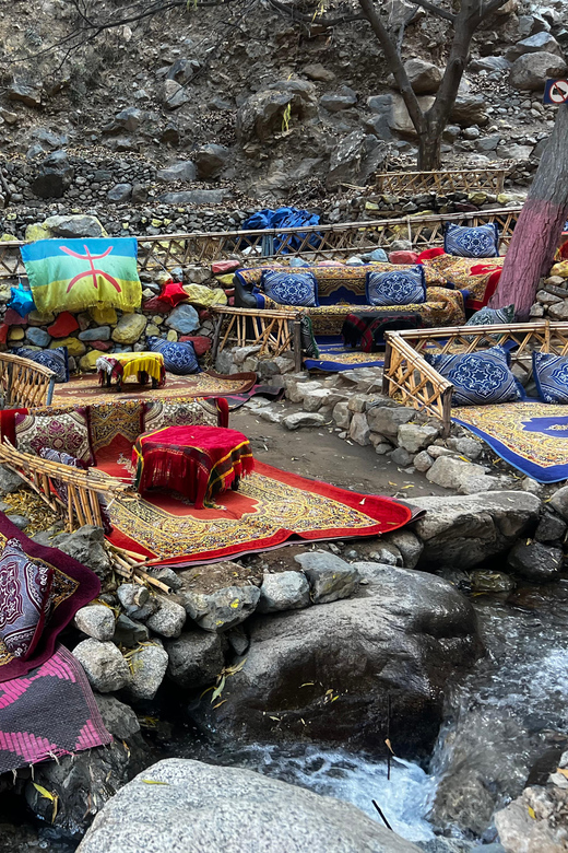 From Marrakech: Private Trip To Atlas Mountains Waterfalls - Lunch by the Ourika River
