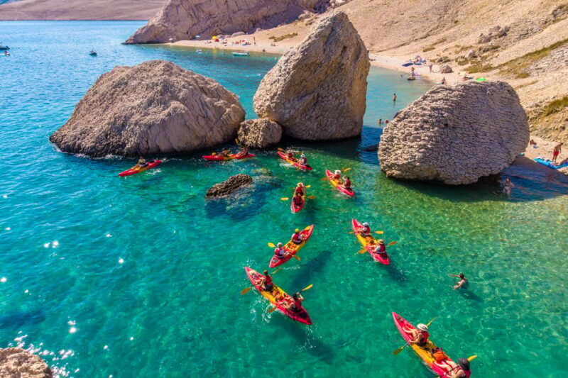 From Metajna/Novalja: Pag Bay Guided Sea Kayaking Tour - Key Points