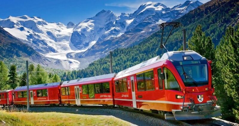 From Milan: Bernina Express Train and St. Moritz Tour by Bus - Key Points