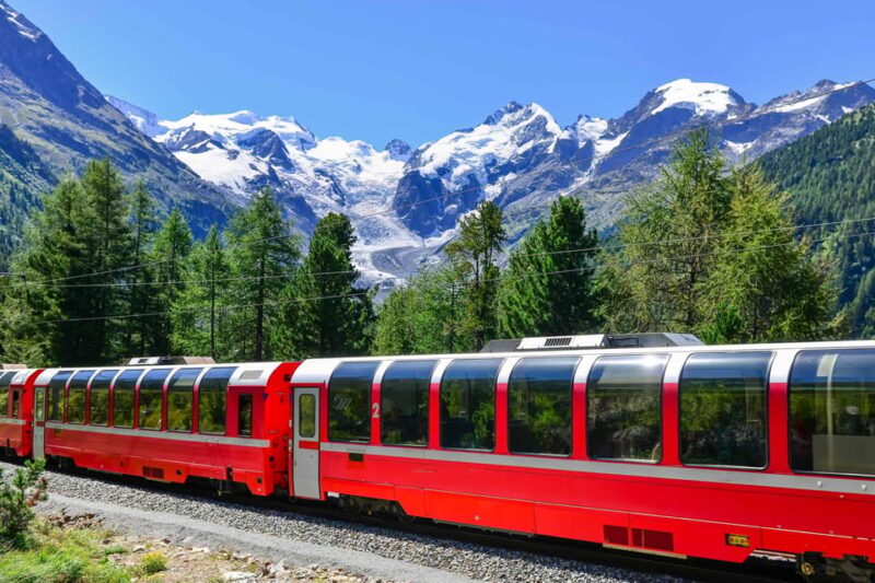 From Milan: Bernina Express Train and St. Moritz Tour by Bus - Itinerary and Travel Details