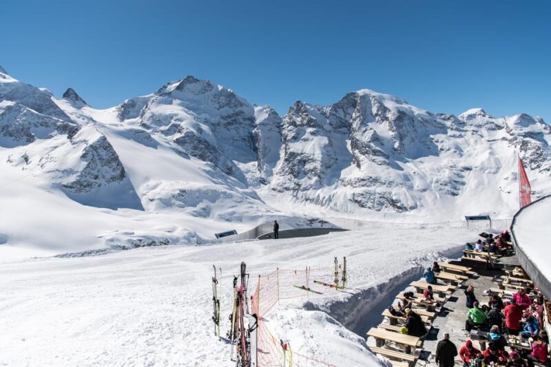 From Milan: Bernina Red Train & Lunch With Mountain Views - Transportation to Diavolezza
