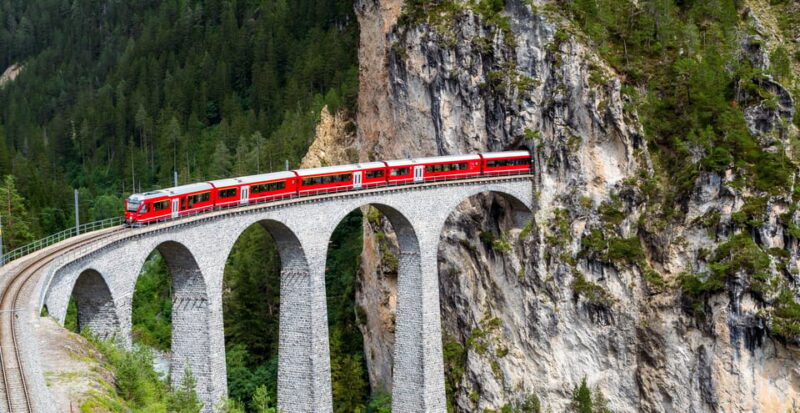 From Milan: Bernina Train Guided Tour to St. Moritz - Scenic Train Journey