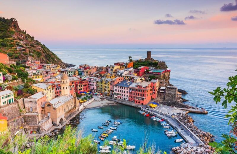 From Milan: Cinque Terre Day Trip with Boat Tour - Starting Point and Departure