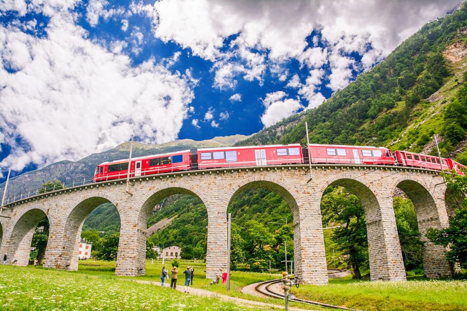 From Milan: Lake Como Cruise, St. Moritz & Bernina Red Train - Discovering St. Moritz