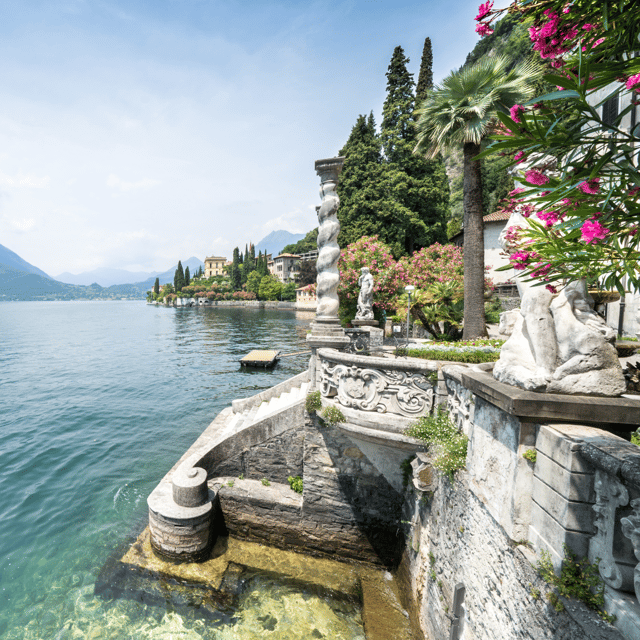 From Milan: Lakeside villas on Lake Como with ferries - Returning via Varenna and Milan