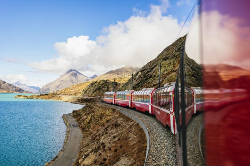 From Milan: St. Moritz and Panoramic Bernina Express Tour - Train Experience
