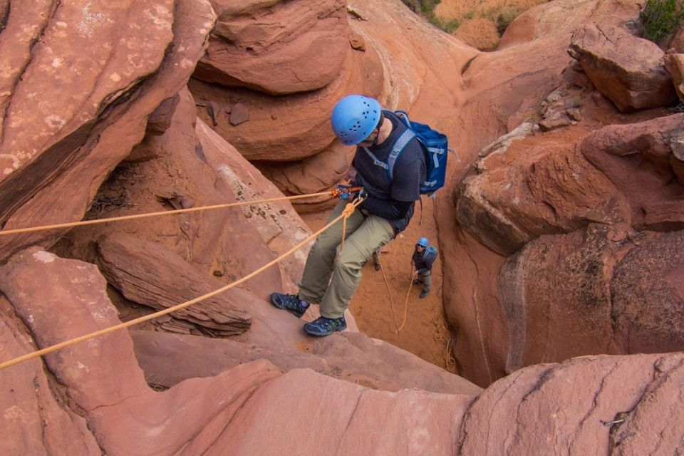 From Moab: Rock of Ages Moderate Rappelling Obstacle Course - Pritchett Canyon Exploration