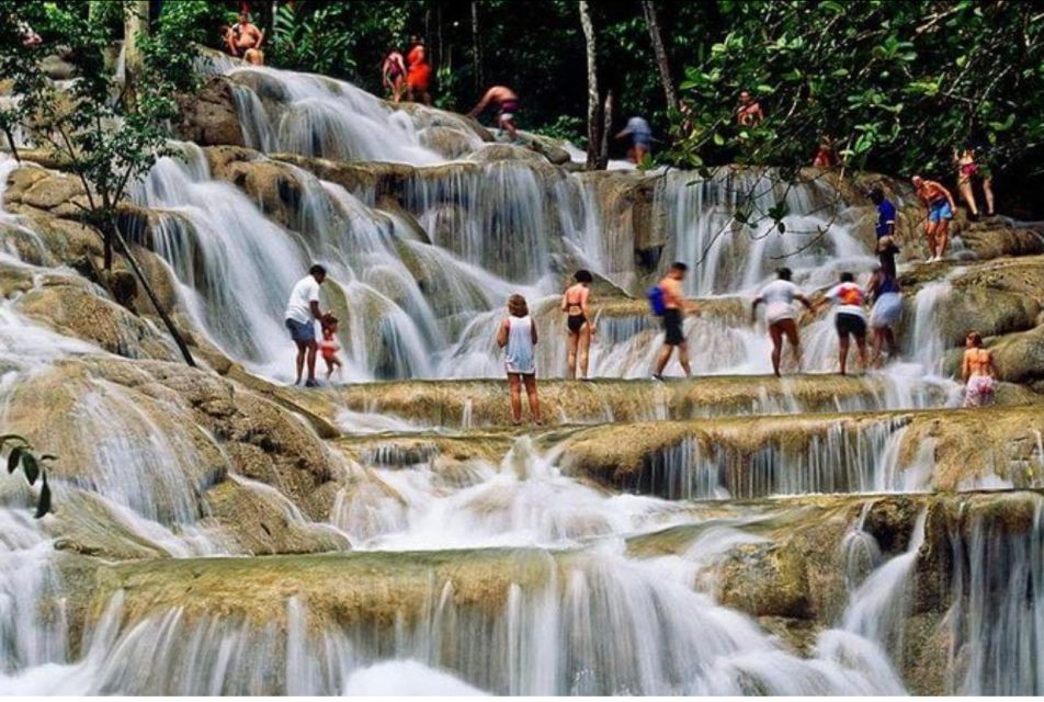From Montego Bay: Bluehole Secret Falls & Dunns River Falls - Lunch Stop