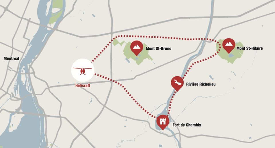 From Montreal: Montérégie Scenic Helicopter Tour - Tour Duration