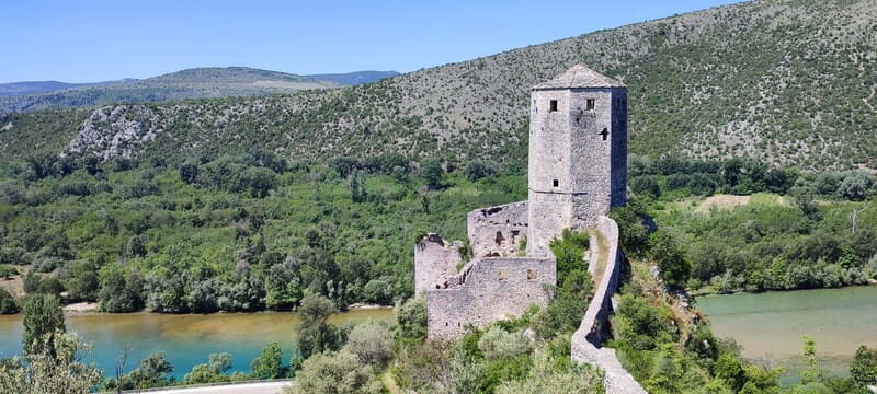 From Mostar: Blagaj, Poitelj & Kravice Waterfalls Day Tour - The Confluence of Buna and Neretva