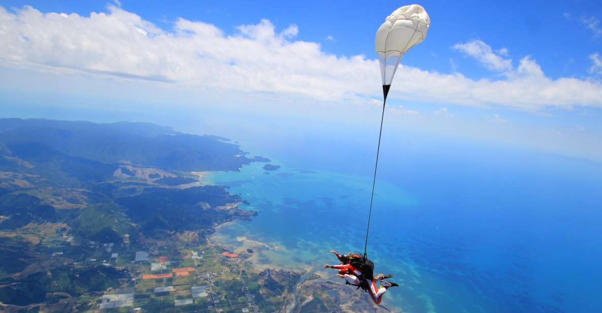 From Motueka: Abel Tasman Tandem Skydive Experience - Scenic Views and Guidance