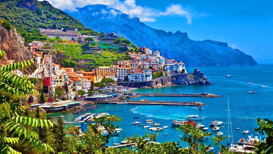 From Naples: Amalfi Coast by Car & Boat Plus Emerald Grotto - Lunch on the Amalfi Coast