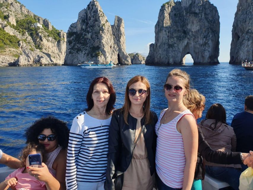 From Naples: Capri Island Tour With Lunch and Blue Grotto - Key Points