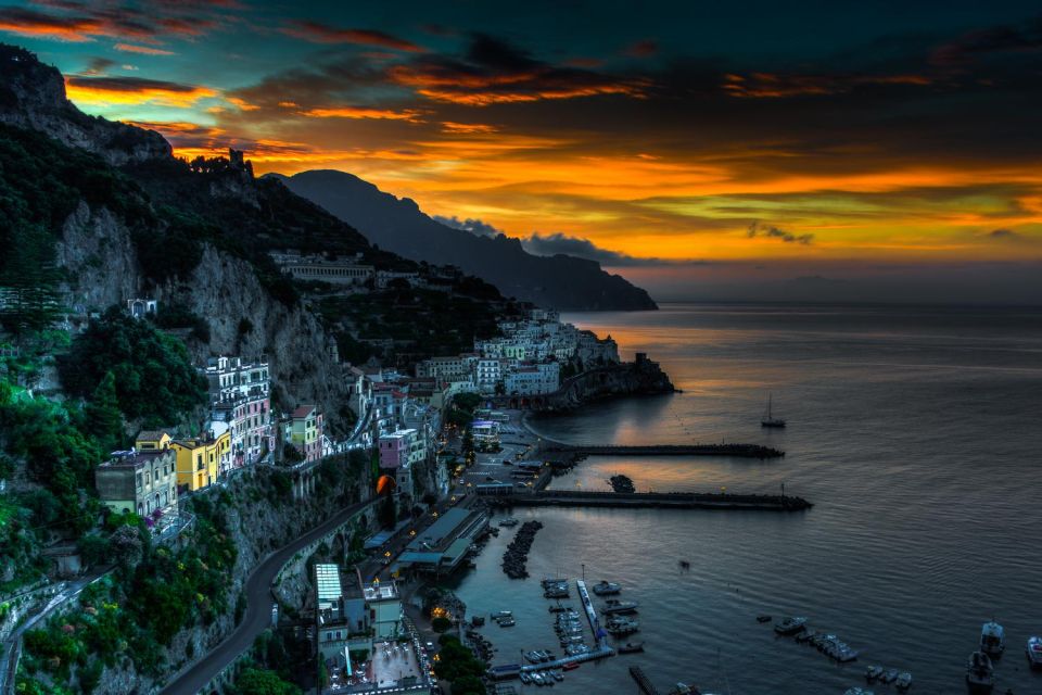 From Naples: Sunset & Night Tour of Amalfi Coast (8hours) - Key Points