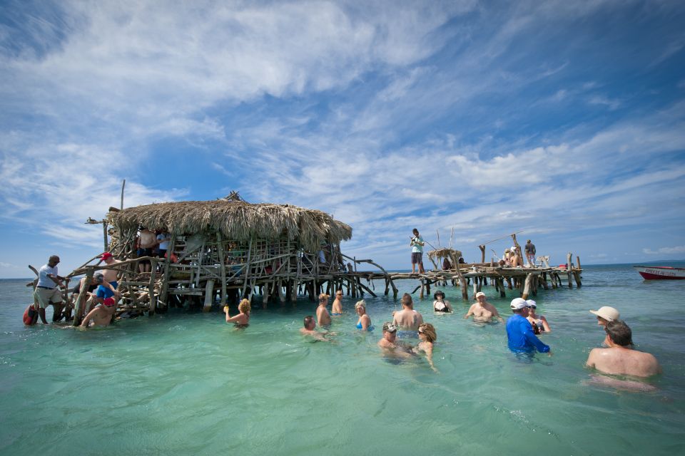 From Negril: Pelican Bar Catamaran Cruise - Swimming in the Clear Ocean