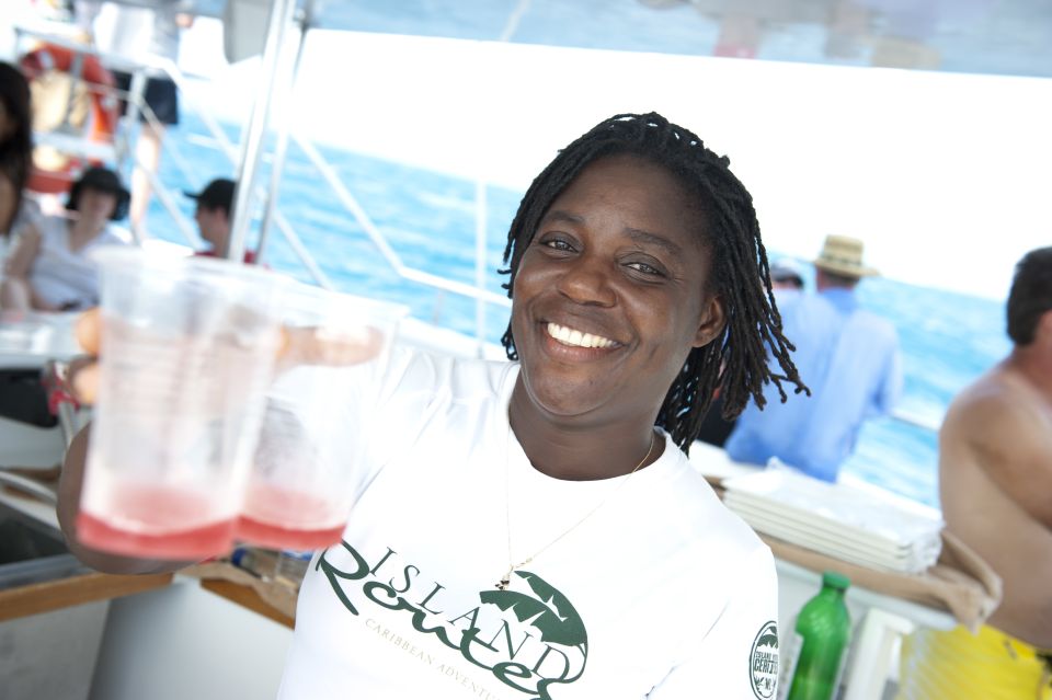 From Negril: Pelican Bar Catamaran Cruise - Visiting Floydes Pelican Bar