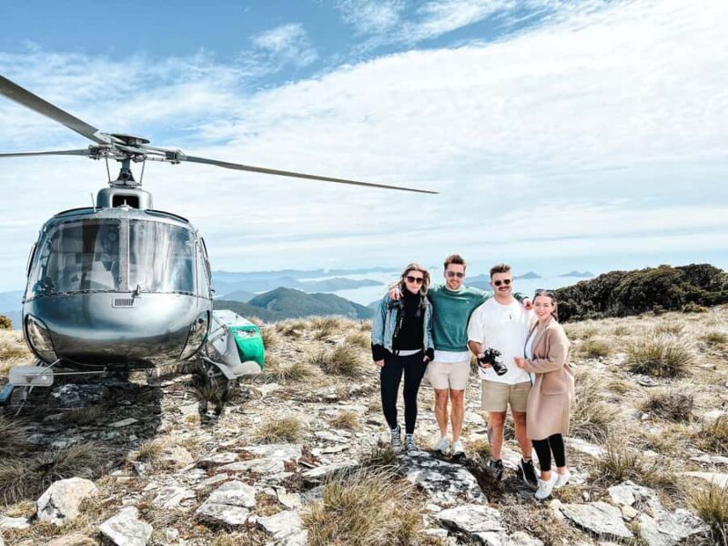 From Nelson: Marlborough Sounds Scenic Helicopter Flight - The Exciting Itinerary: What to Expect on Your Helicopter Flight