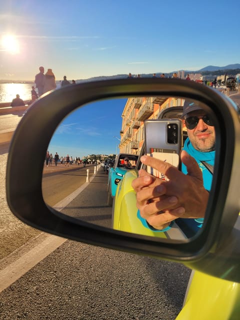 From Nice: Monaco & Eze Guided Tour in Electric Convertible - Vehicle and Amenities