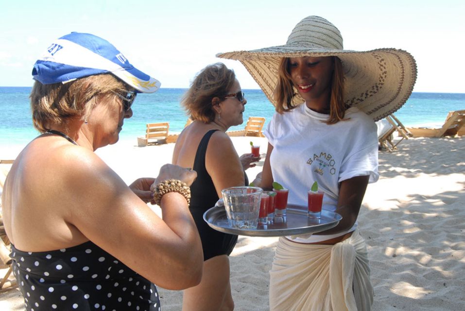 From Ocho Rios: Bamboo Beach Club With Lunch & Cocktails - 4-Course Tapas Lunch