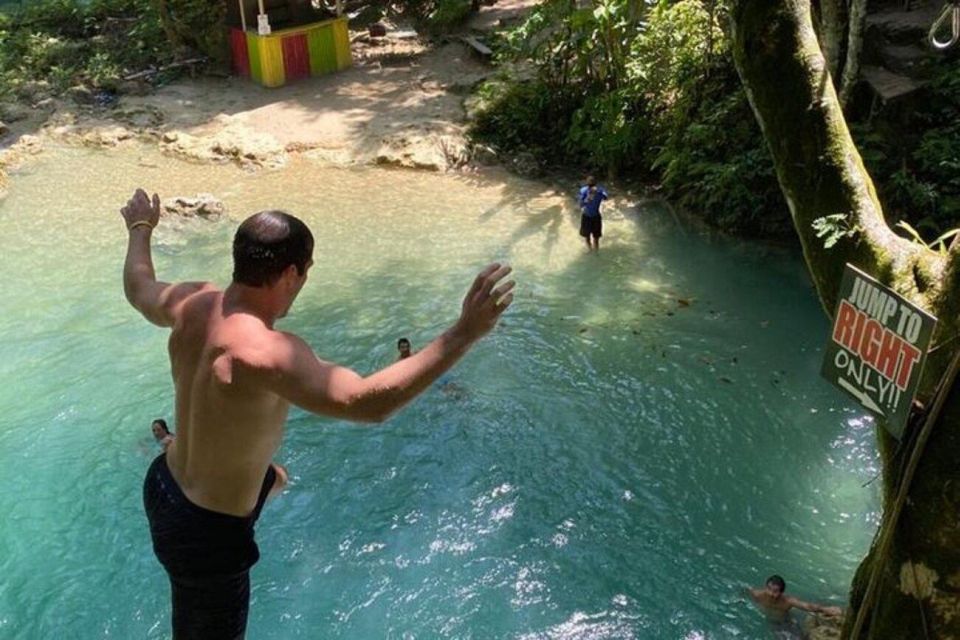 From Ocho Rios: Combo Blue Hole & River Tubing Tour - Tropical Fruit Tasting