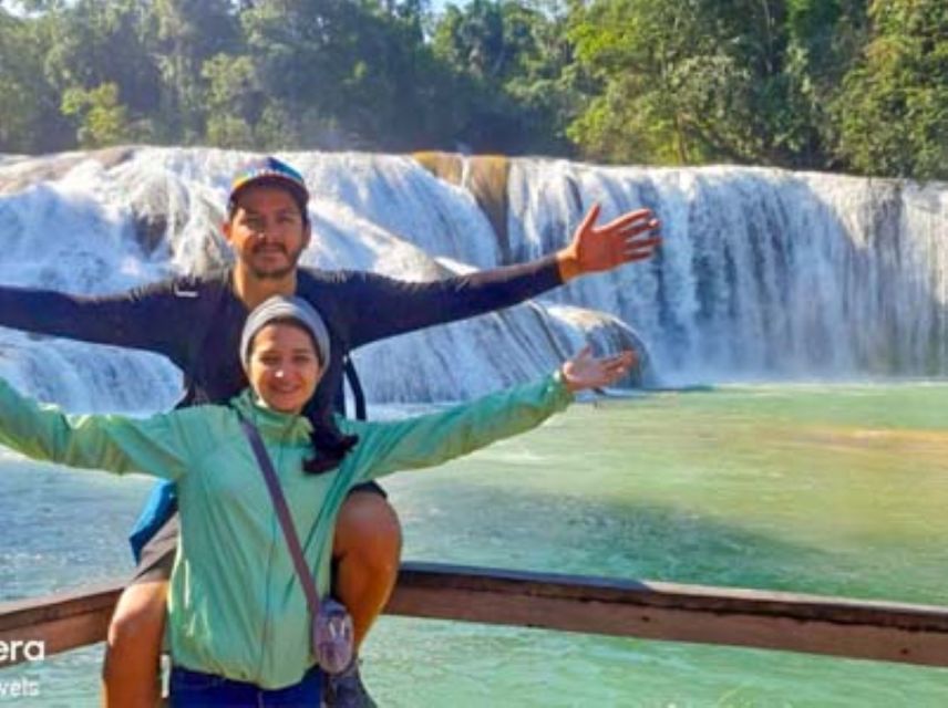 From Ocosingo: Agua Azul and Misol-ha Private Tour - Agua Azul Waterfalls Viewing