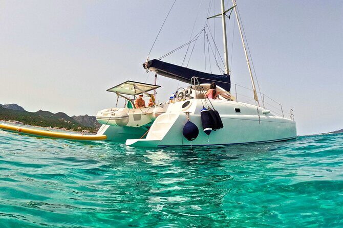 From Olbia: catamaran tour between Tavolara and Cala Moresca - An In-Depth Look at the Catamaran Experience