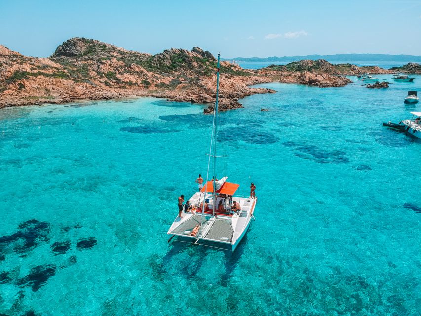 From Palau: La Maddalena Full-Day Archipelago Catamaran Tour - Key Points
