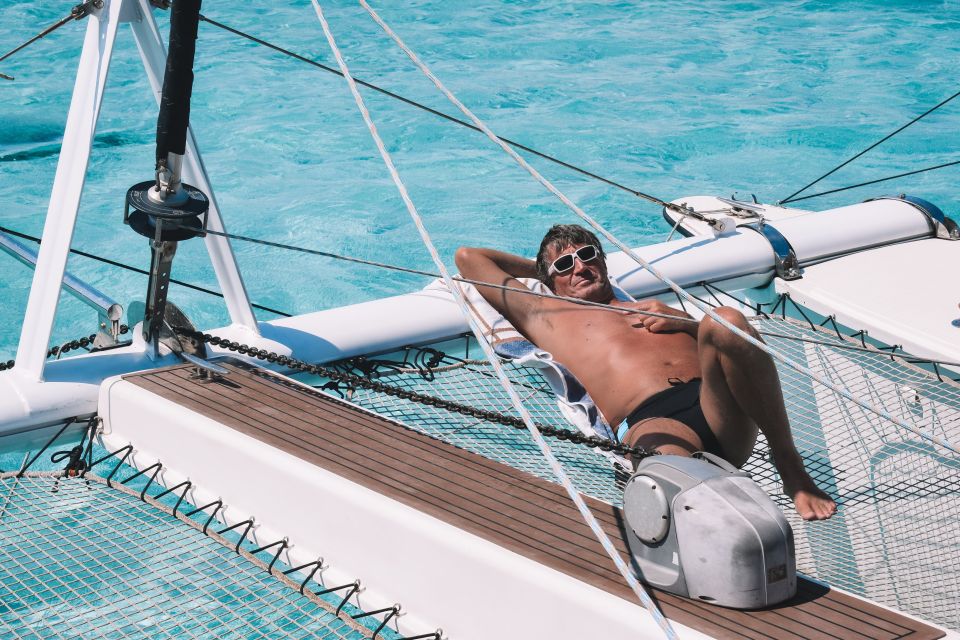 From Palau: La Maddalena Full-Day Archipelago Catamaran Tour - Catamaran Cruise Experience