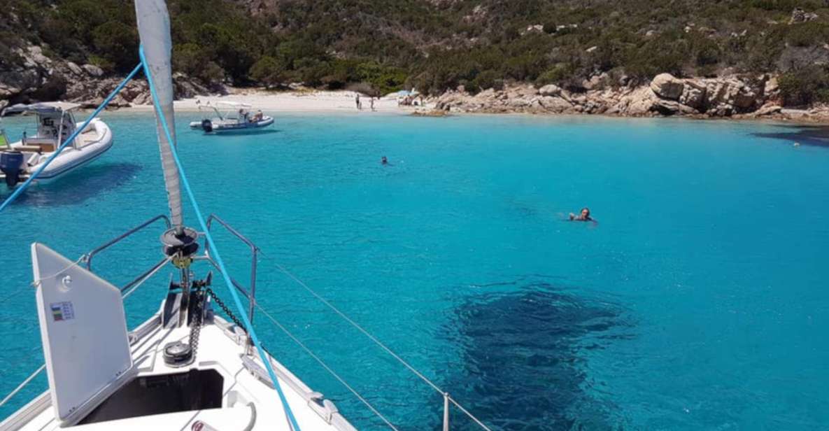 From Palau: Sailboat Tour in La Maddalena Archipelago - Meeting Point for the Sailboat