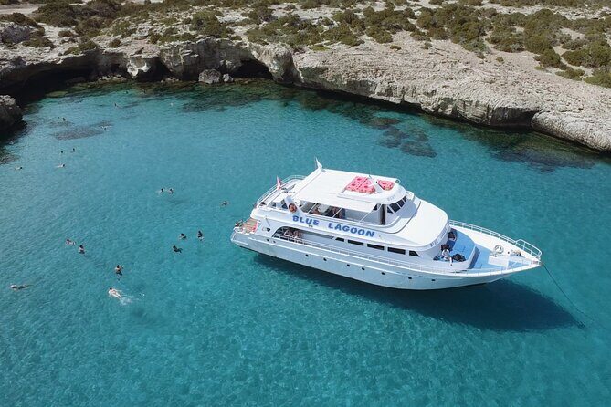 From Paphos: Blue Lagoon Cruise With Water Slide - Transportation, Duration, and Group Size