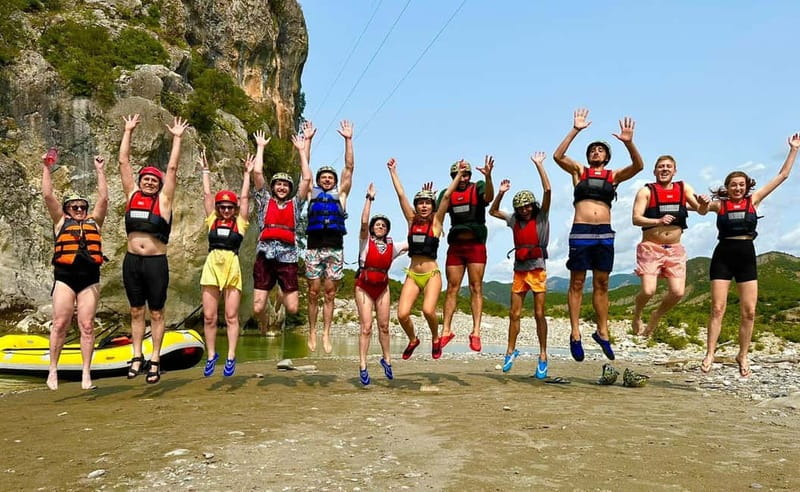 From Permet: Amazing Rafting Experience at Vjosa River - The Landscape of Vjosa National Park