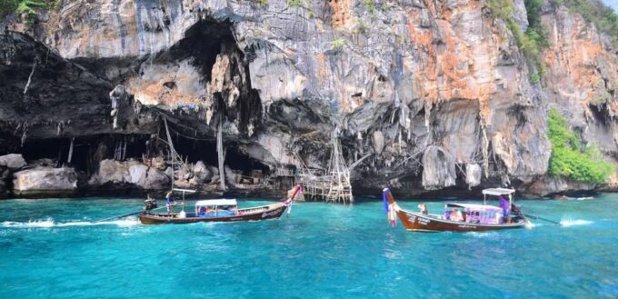 From Phi Phi Island :Half-day Tour by Longtail Boat - Maya Bay