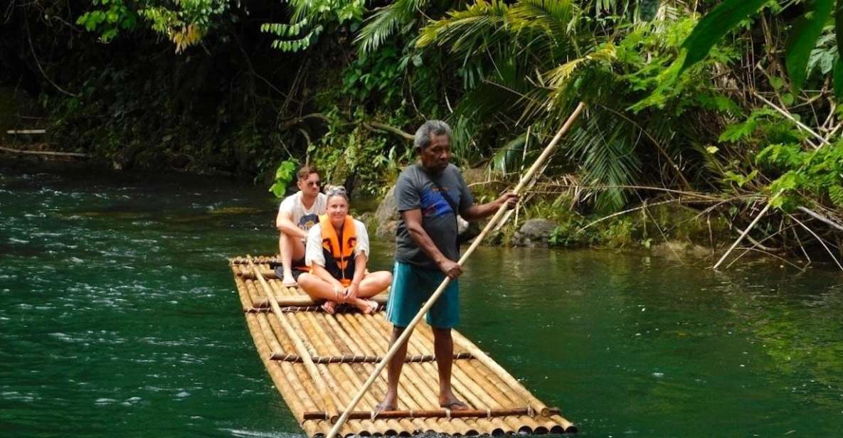 From Phuket: Private Day Tour to Khao Lak With Rafting & ATV - Bamboo Rafting Experience