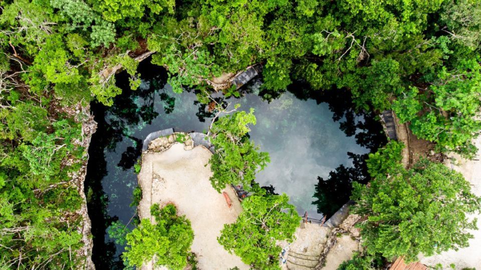 From Playa Del Carmen: Casa Tortuga 4 Cenotes - Optional Zipline Experience