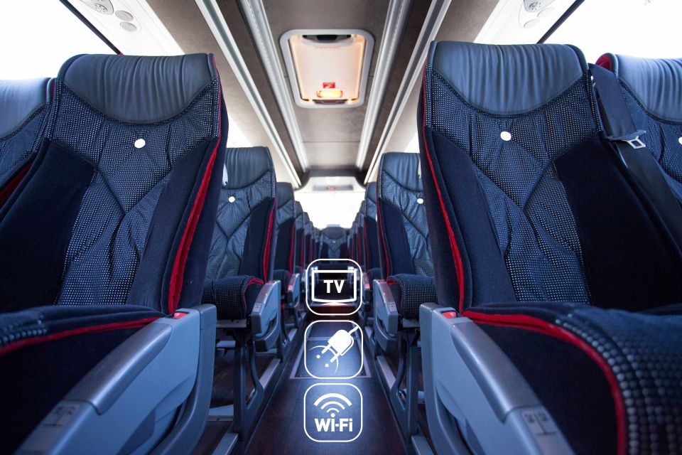 From Porto Bus Station: Transfer To/From Lisbon Oriente - Vehicle Amenities