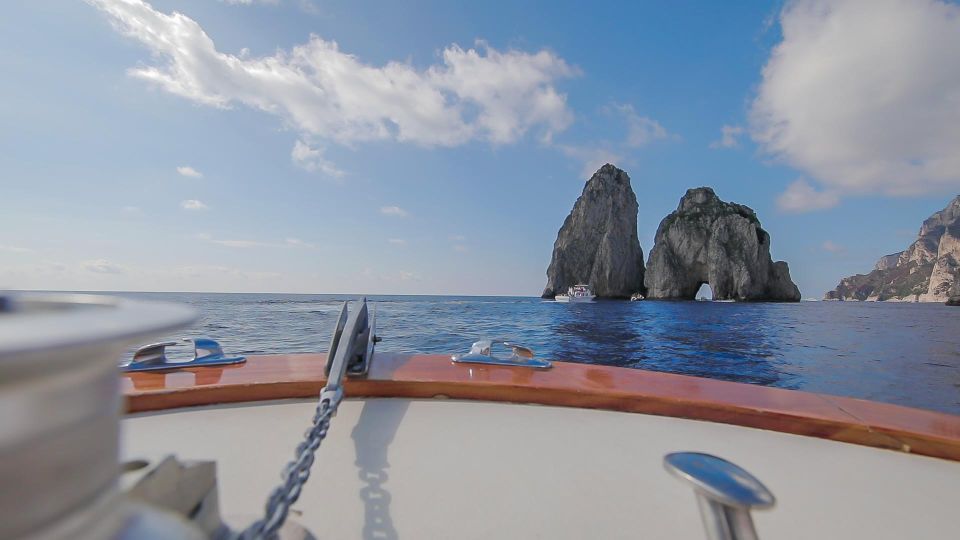 From Positano: Day Trip to Capri - Group Tour by Boat - Grotta Verde Exploration