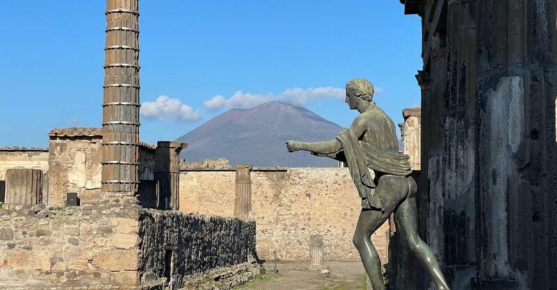 From Positano: Pompeii & Vesuvius tour small group - Key Points