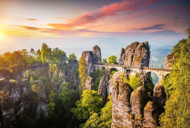 From Prague: VIP Bohemian Switzerland 2 Countries in 1 Day - Key Points