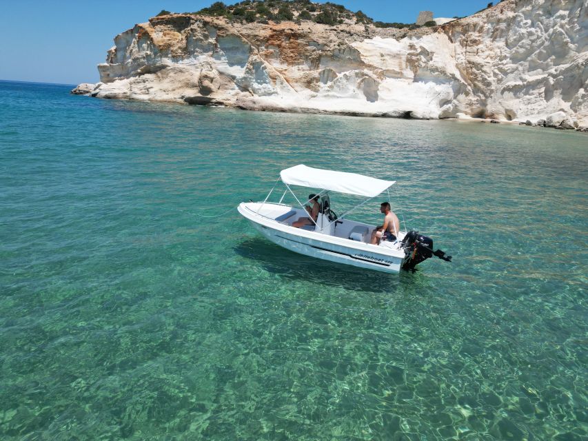 From Provatas Milos: Boat Rental to Kleftiko with Training - An Up-Close Look at the Experience