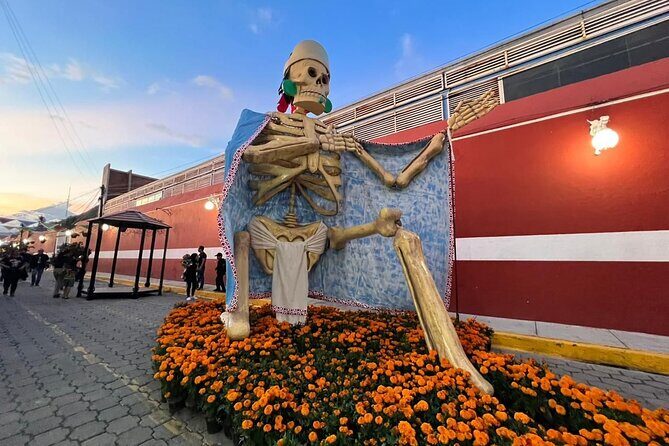 From Puebla Day of the dead in Atlixco monumental catrinas - An In-Depth Look at the Tour Experience