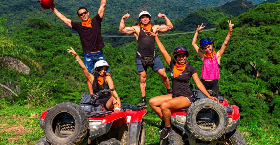 From Puerto & Nuevo Vallarta: ATV Tour With Tequila Tasting - El Salto Waterfall