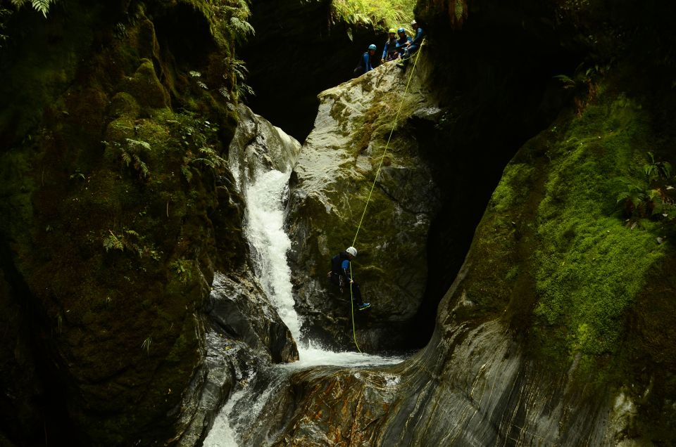 From Queenstown: Mount Aspiring Full-Day Canyoning Adventure - Group Size and Language