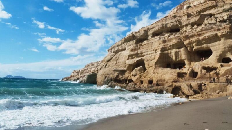 From Rethymno: Day trip to MATALA - AG.GALINI - SPILI - The Sum Up