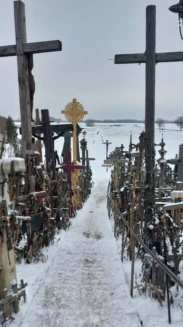 From (Riga) Jelgava train station: hill of crosses, Rundale - The Journey Begins: From Jelgava to the Hill of Crosses