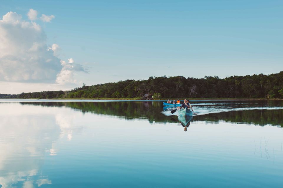 From Riviera Maya: Coba, Punta Laguna and Cenote Day Trip - Punta Laguna Exploration